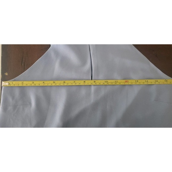 Dainty Hooligan Blue Halter Dress Tie Back Bow Sleeveless A Line Mini SZ S - Picture 7 of 12